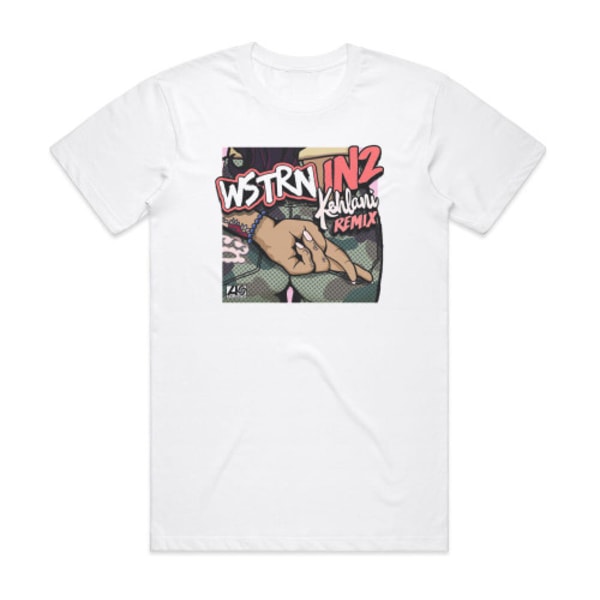 WSTRN In2 Remix Album Cover T-Shirt Vit S