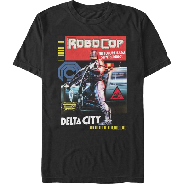 The Future Has A Silver Lining Robocop T-skjorte L