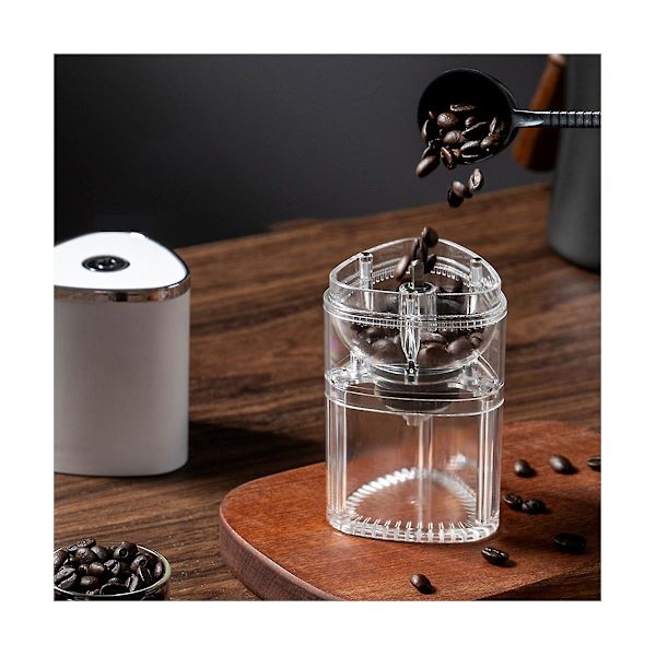 USB-kaffekvarn 155ml Professionell Keramisk Slipkärna Kaffebönor-Kvarn Bärbar Elektrisk