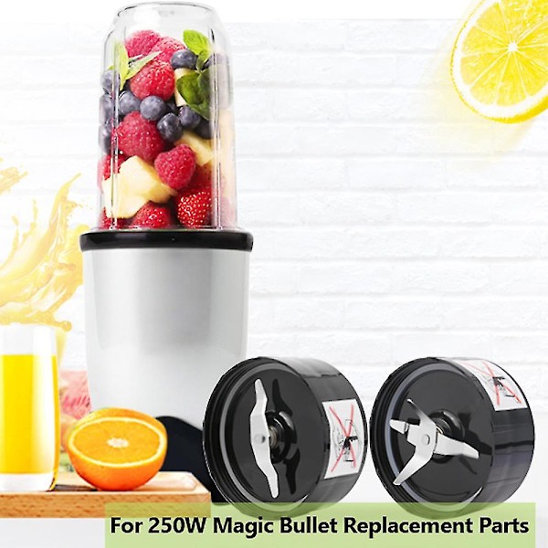 Cross/mono Wing Blades kompatibla med Magic Bullet 250w med tätningspackningar, Magic Bullet Blender Blade-ersättningsdelar (gratis frakt) Mono Wing
