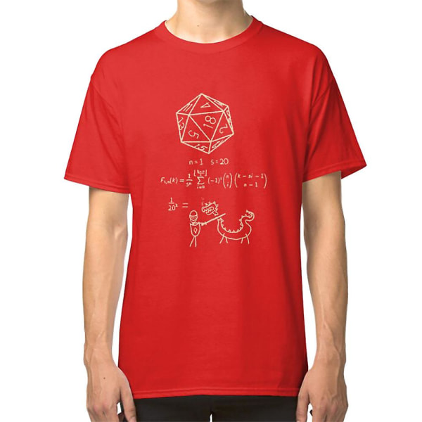 Vetenskapen om 20-sidiga tärningar T-shirt red M