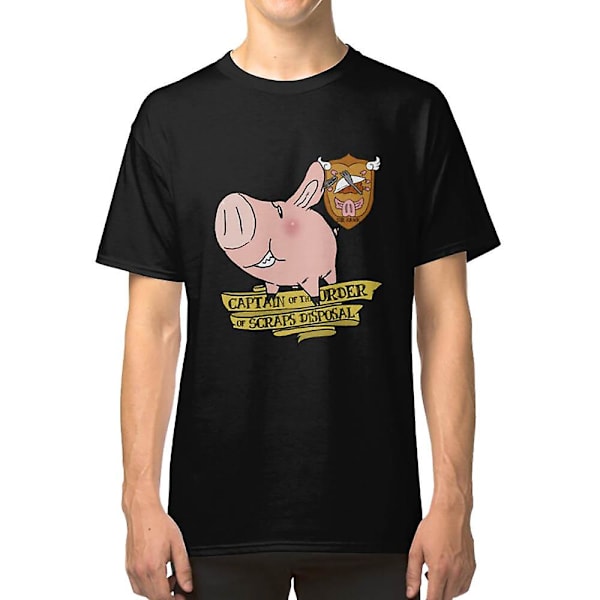 Sir Hawk, Kaptajn af Skrotbortskaffelse T-shirt M