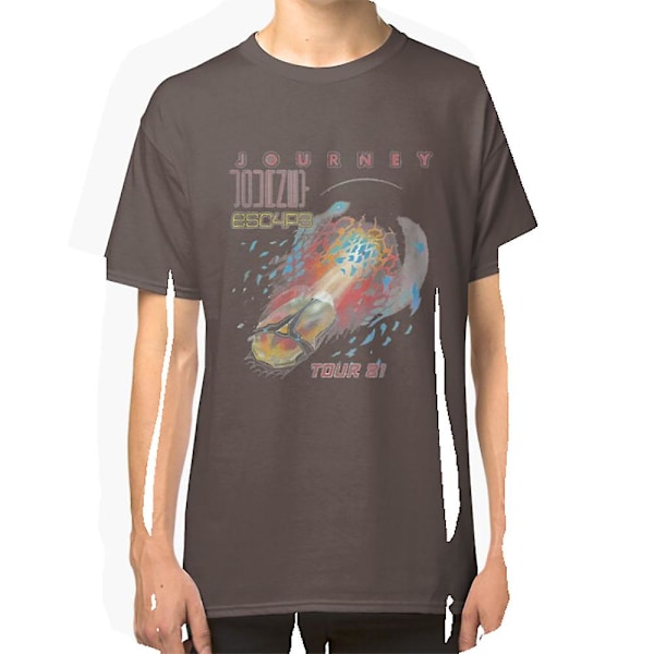 Journey Escape Tour Sort T-shirt i Sort darkgrey M