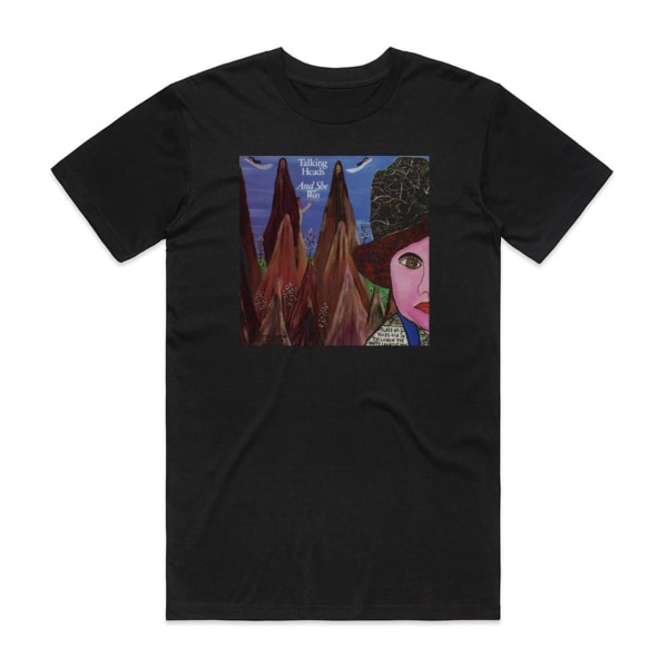 Talking Heads And She Was Album Cover T-shirt Svart M