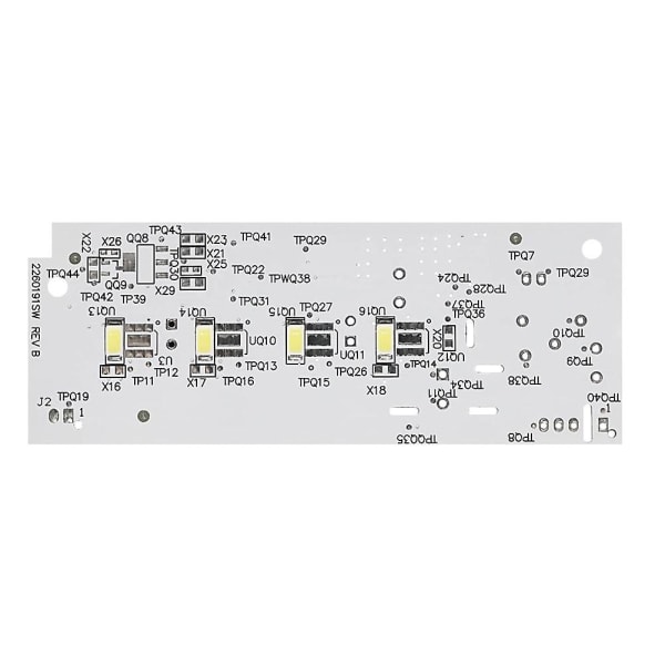 wpw10515057 W10515057 LED-ljusbräda för kylskåp (endast PCB)
