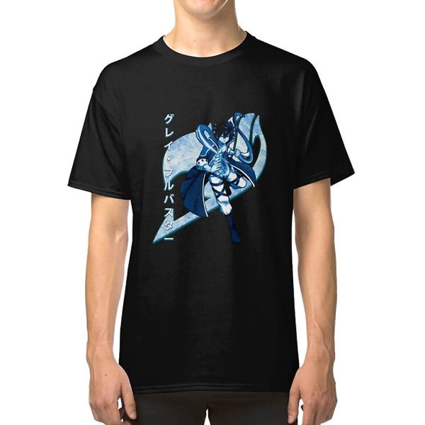 Fairy Tail - Grå Fullbuster T-shirt XXL