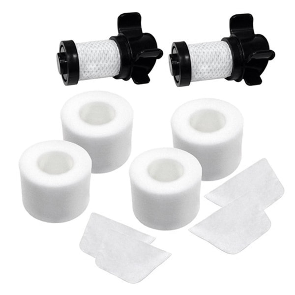 Filter 2x + 4-pak Kompatibel med Ionflex Duoclean Støvsuger Ic205 If100 If150 If160 If170 If180 If251
