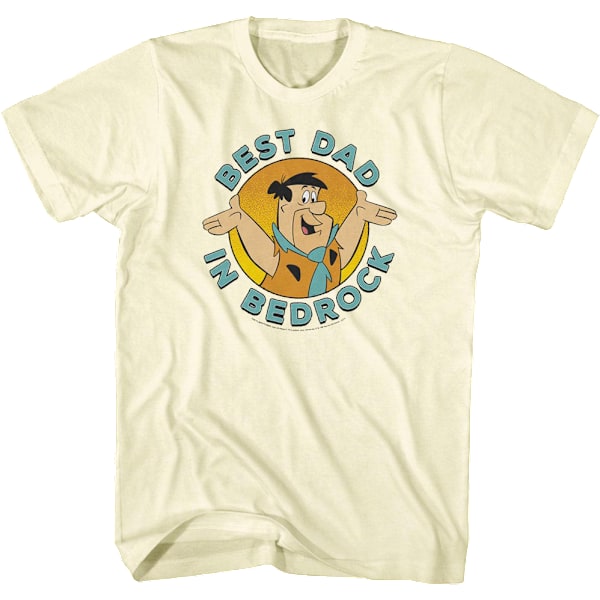 Bedste Far I Bedrock Flintstones T-Shirt M