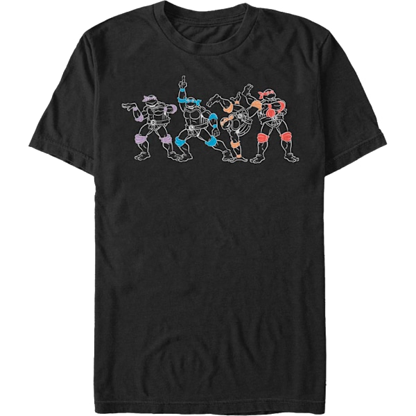 Definierande Färger Teenage Mutant Ninja Turtles T-shirt XL