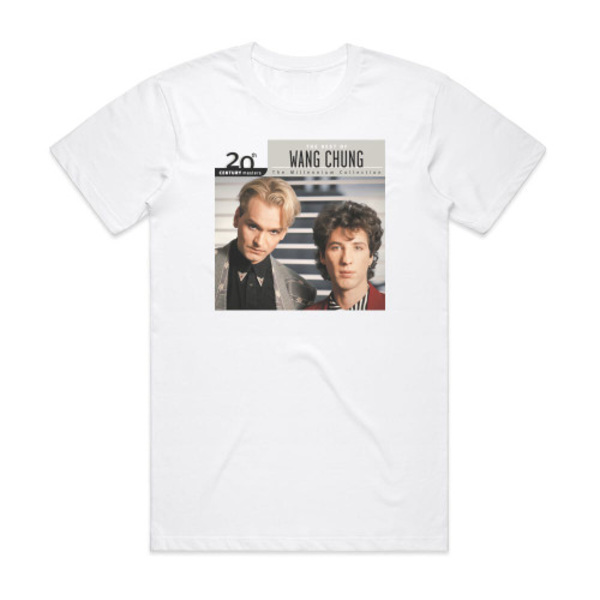 Wang Chung 20Th Century Masters The Millennium Collection The Best Of W Album Cover T-skjorte Hvit XL