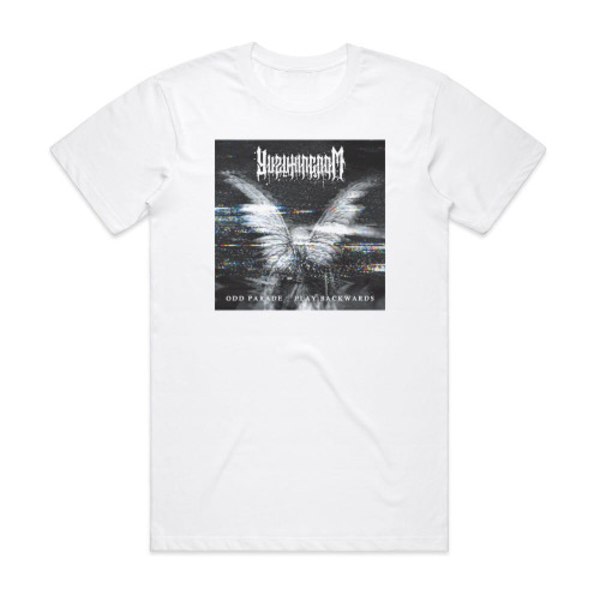 YUZUKINGDOM Odd Parade Play Backwards Album Cover T-shirt Hvid XXXL