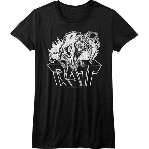 Junior Svart och Vit Ratt T-shirt L