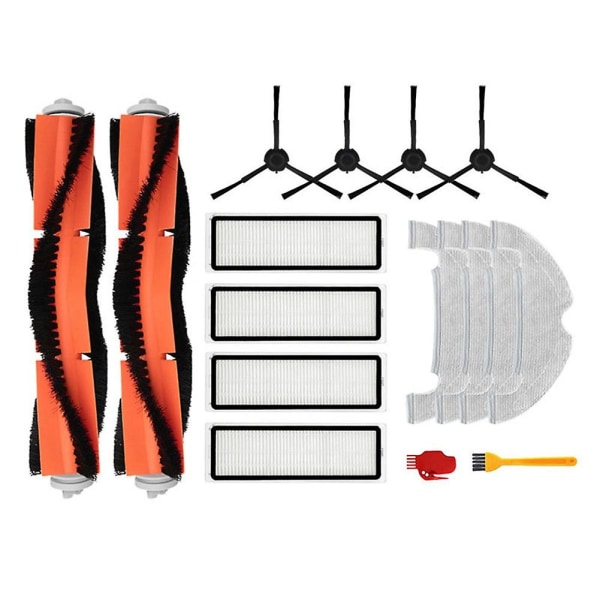 Mi Robot Støvsuger 2 Ultra Stytj05zhm Støvsuger Tilbehør Mop Klud Hoved Side Filter