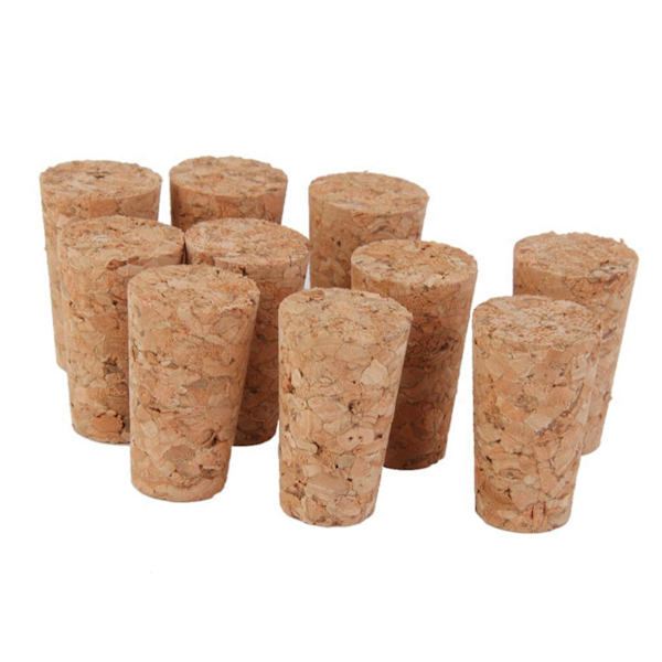 50 st Koniska Korkar DIY Hantverk Konst Modellbygge 22x17 X 35mm