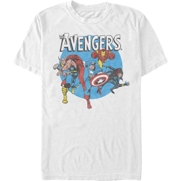 Vintage Avengers Circle Marvel Comics T-shirt Ny XXXL