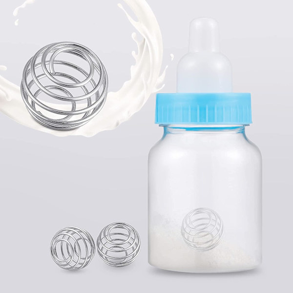12 stk. Blender Blandingskugler Trådpisker Rustfrit Stål Shaker Kugle 30mm Blandingskugle Udskiftning Til Protein Milkshake Drikkekop