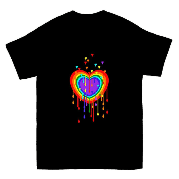 Rainbow Love T-shirt XXXL