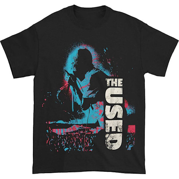 Använd T-shirt med vertikal logotyp S