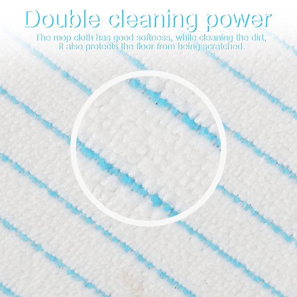 50 stk Engangs Power Mop Mop Pads for Ecovacs Deebot Ozmo T8 Aivi T8 Max T9 Power/max Vac