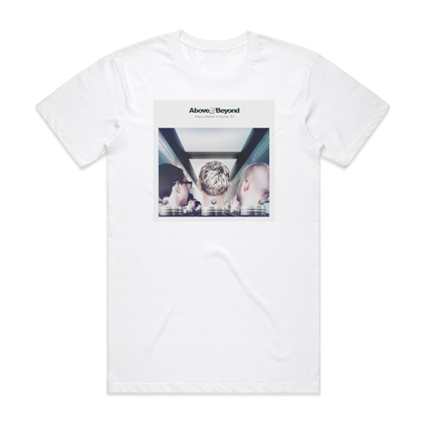 Above and Beyond Anjunabeats Volume 10 Albumkansi T-paita Valkoinen XXL