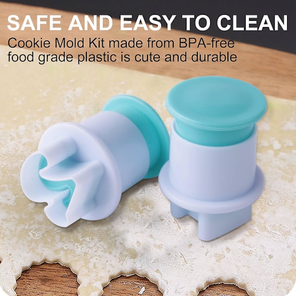 26 stk Plastbokstaver (Store og små) og 10 stk Tallformer til Kake og Fudge (3 sett/batch)