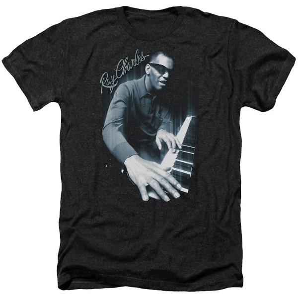 Ray Charles Blues Piano T-skjorte XXL