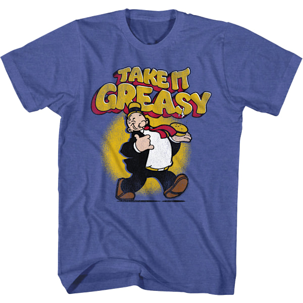 Take It Greasy Popeye T-skjorte M