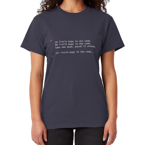 Programmer & Bugs T-skjorte navy XL