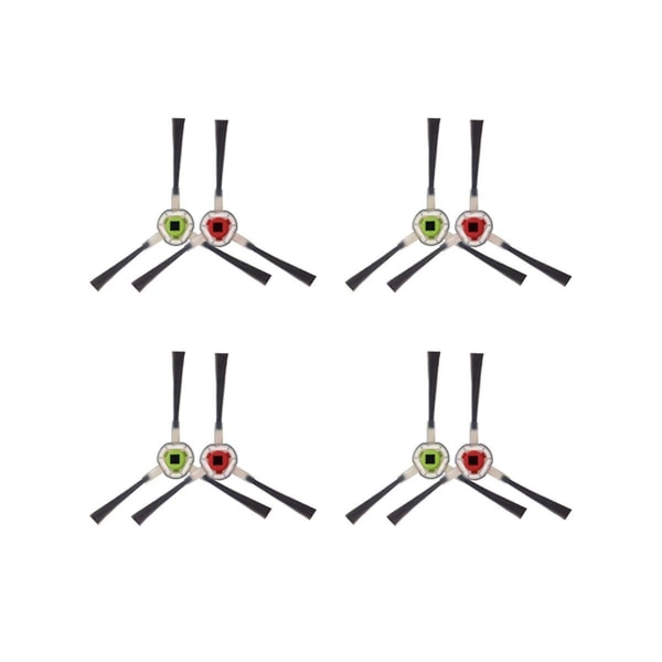 8 stk. Sidebørster for Slim 2 -s D36a S2 Da611 Robotstøvsuger - Reservedeler for Børster