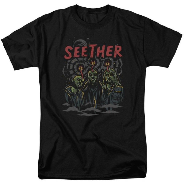 Seether Mind Control T-skjorte for Voksne S