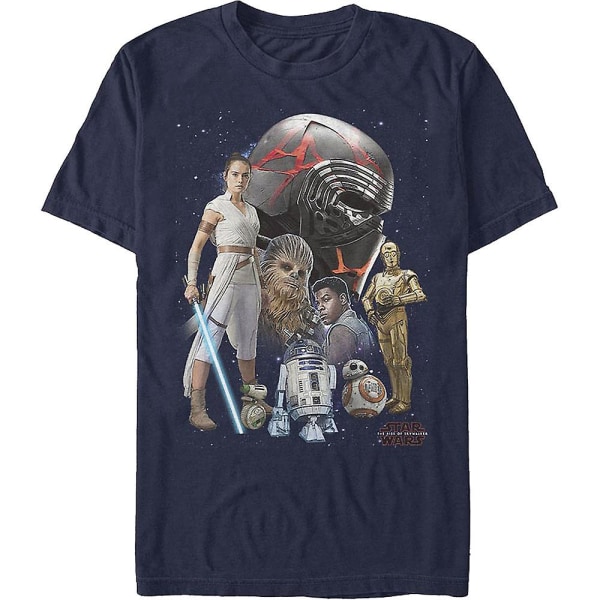 The Rise Of Skywalker Collage Star Wars T-shirt XL