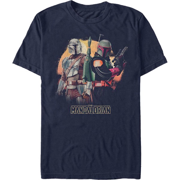 Din Djarin och Boba Fett The Mandalorian Star Wars T-shirt M