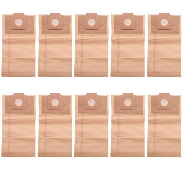 10 st/paket Dammsugarpåse Papperspåse Filterpåse för K-archer T12/1 Dammsugardelar