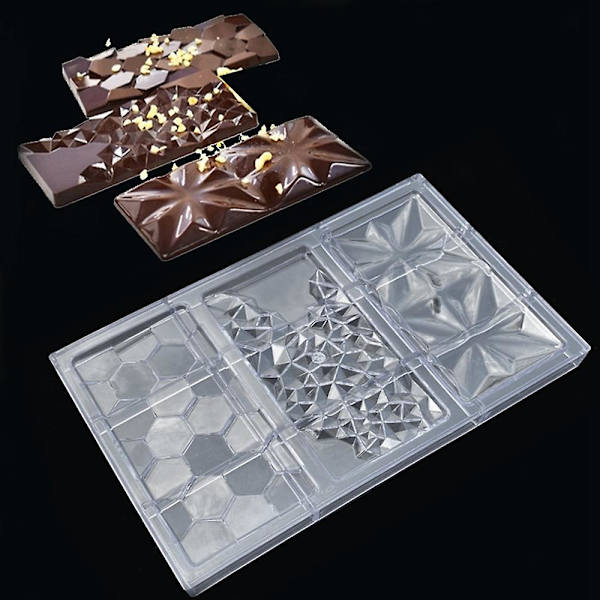 Chokolade Cardani Bar Form Polycarbonat Chokoladeform Plastik Bagekonfekt Kageform Bonbon Confe