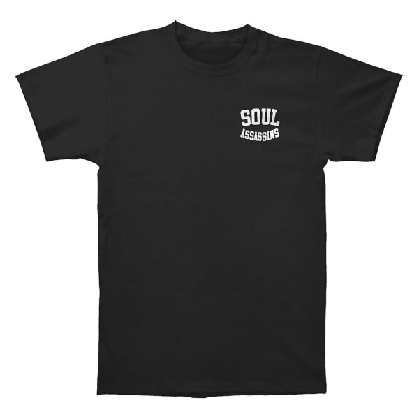 Soul Asassins T-shirt med bågformad logga framtill XL