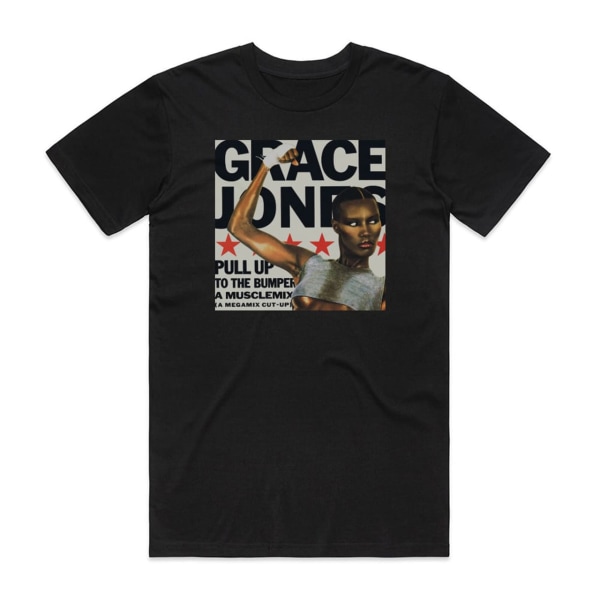 Grace Jones Musclemix Album Cover T-Shirt Black S