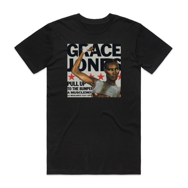 Grace Jones Musclemix Album Cover T-Shirt Svart XXL