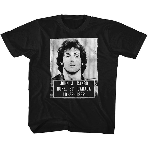 Rambo Mugshot Ungdom T-shirt L