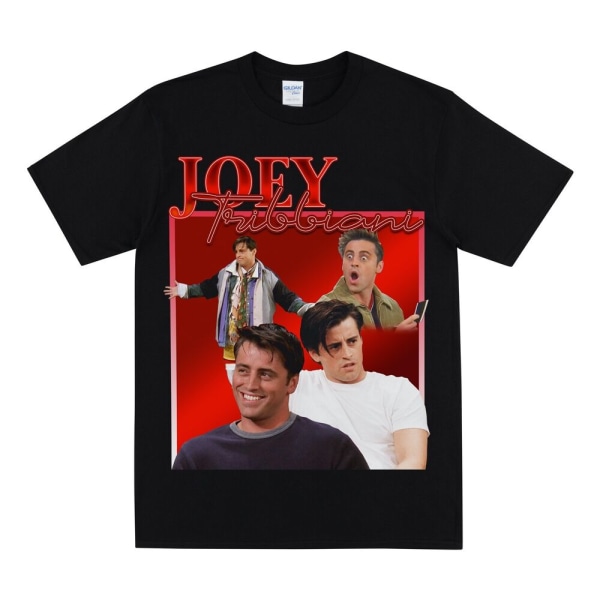 JOEY TRIBBIANI Homage T-skjorte Black M