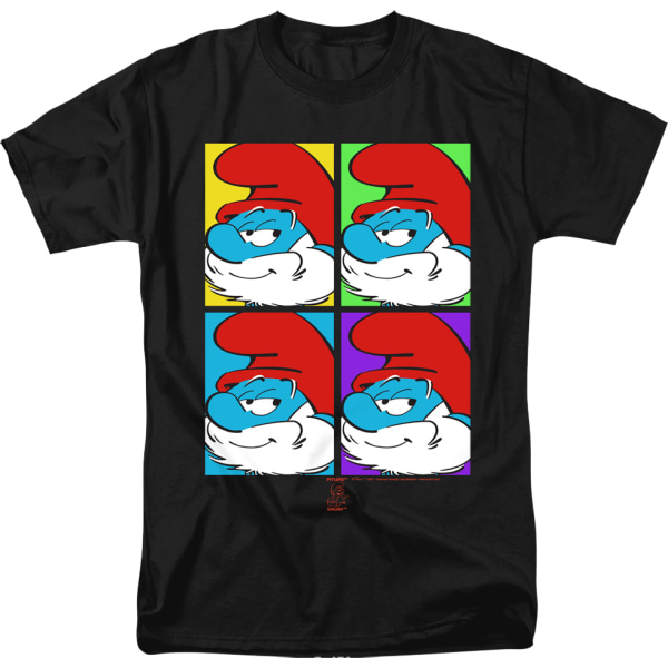 Papa Smurf Pop Art Smurfar T-shirt L