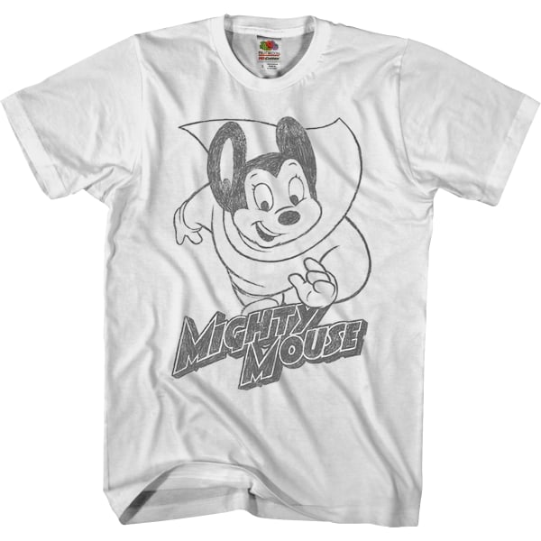 Sketch Mighty Mouse -paita M