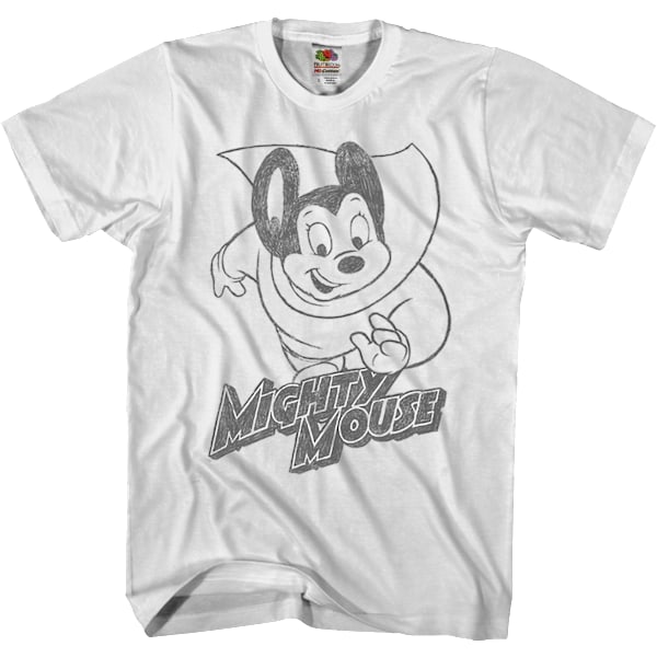 Sketch Mighty Mouse T-shirt M