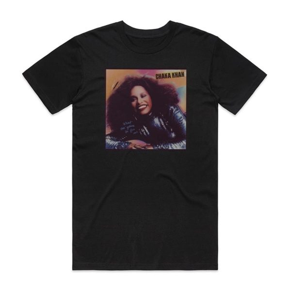 Chaka Khan What Cha Gonna Do For Me -albumin kansipaita - Musta XXL