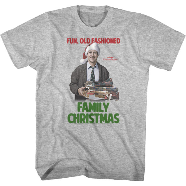 Clark Griswold Morsom Gammeldags Julferie T-skjorte S