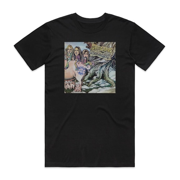 Black Oak Arkansas High On The Hog Album Cover T-Shirt Sort M