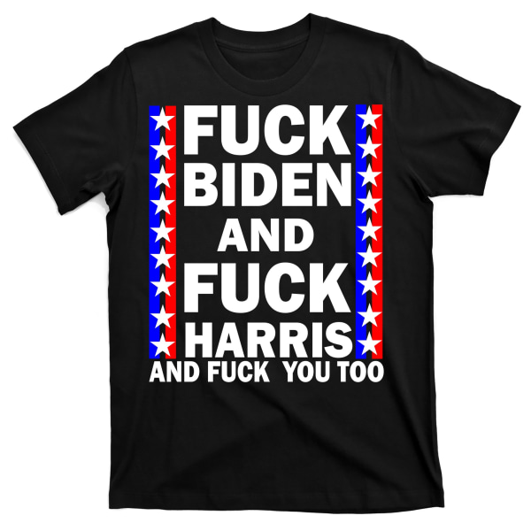 F*ck Kamala Harris och F Joe Biden T-shirt L