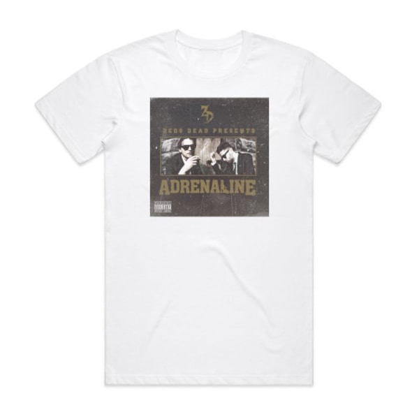 Zeds Dead Adrenaline Ep Album Cover T-shirt Hvid S