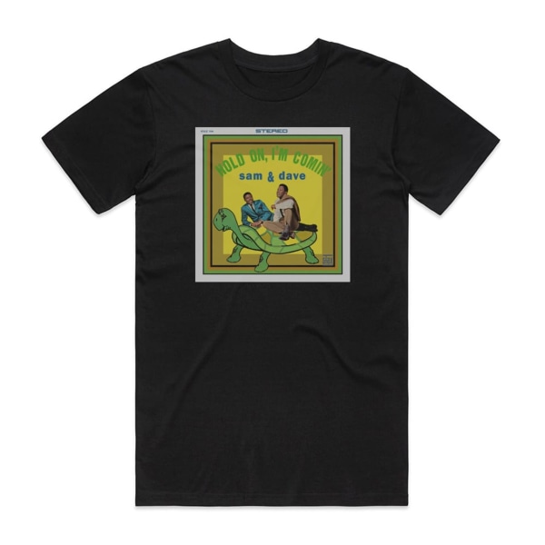 Sam and Dave Hold On Im Comin Album Cover T-skjorte Svart S