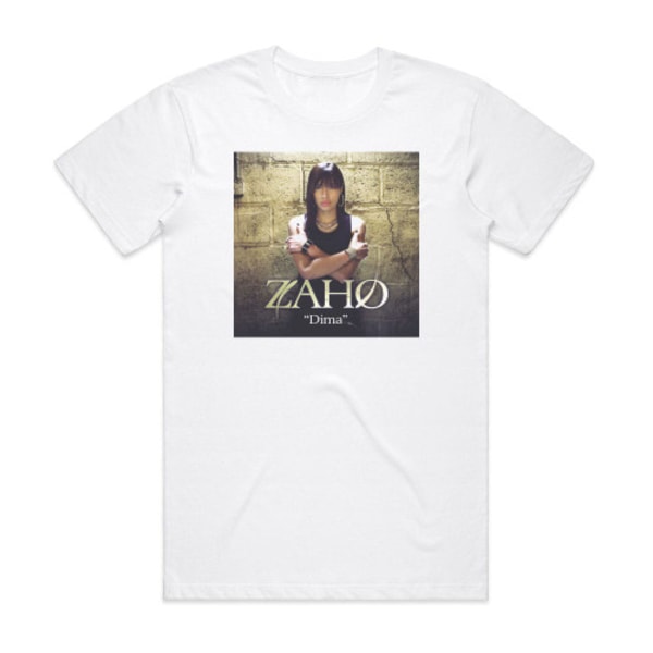 Zaho Dima Album Cover T-Shirt Vit S