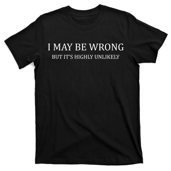 I May Be Wrong But It's Highly Unlikely -paita L